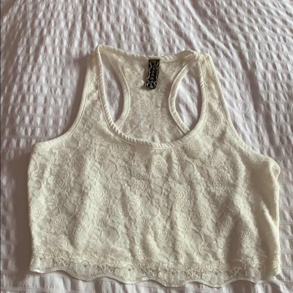 LF Stores Lace Crop Top